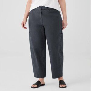 Eileen Fisher Cotton Hemp Stretch Lantern Pant